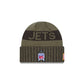 New York Jets 2025 Salute to Service Cuff Knit Hat