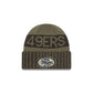 San Francisco 49ers 2025 Salute to Service Cuff Knit Hat