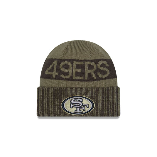 San Francisco 49ers 2025 Salute to Service Cuff Knit Hat - New Era Cap