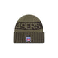San Francisco 49ers 2025 Salute to Service Cuff Knit Hat