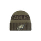 Philadelphia Eagles 2025 Salute to Service Cuff Knit Hat