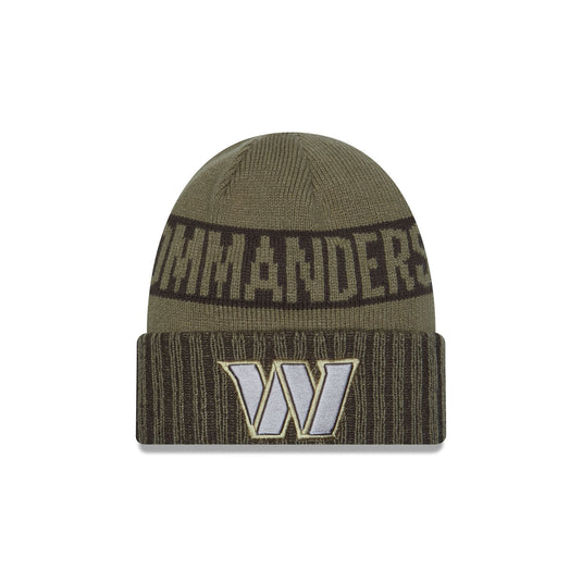 Washington Commanders 2025 Salute to Service Cuff Knit Hat - New Era Cap