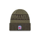 Washington Commanders 2025 Salute to Service Cuff Knit Hat