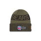 Chicago Bears 2025 Salute to Service Cuff Knit Hat