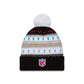New York Giants 2025 Crucial Catch Women's Pom Knit Hat