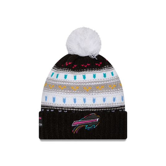 Buffalo Bills 2025 Crucial Catch Women's Pom Knit Hat - New Era Cap