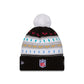 Detroit Lions 2025 Crucial Catch Women's Pom Knit Hat