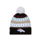 Denver Broncos 2025 Crucial Catch Women's Pom Knit Hat