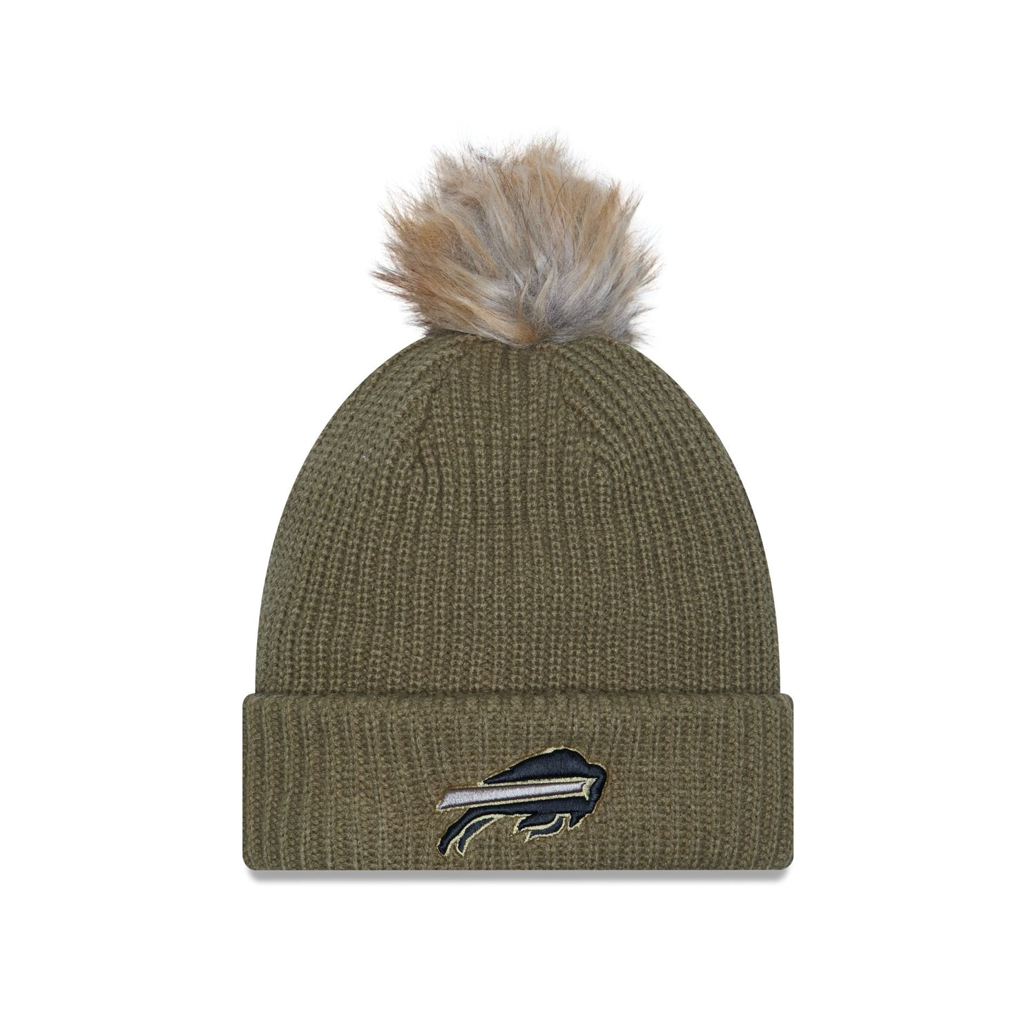 Buffalo Bills 2025 Salute to Service Women's Pom Knit Hat