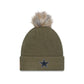 Dallas Cowboys 2025 Salute to Service Women's Pom Knit Hat