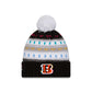 Cincinnati Bengals 2025 Crucial Catch Women's Pom Knit Hat
