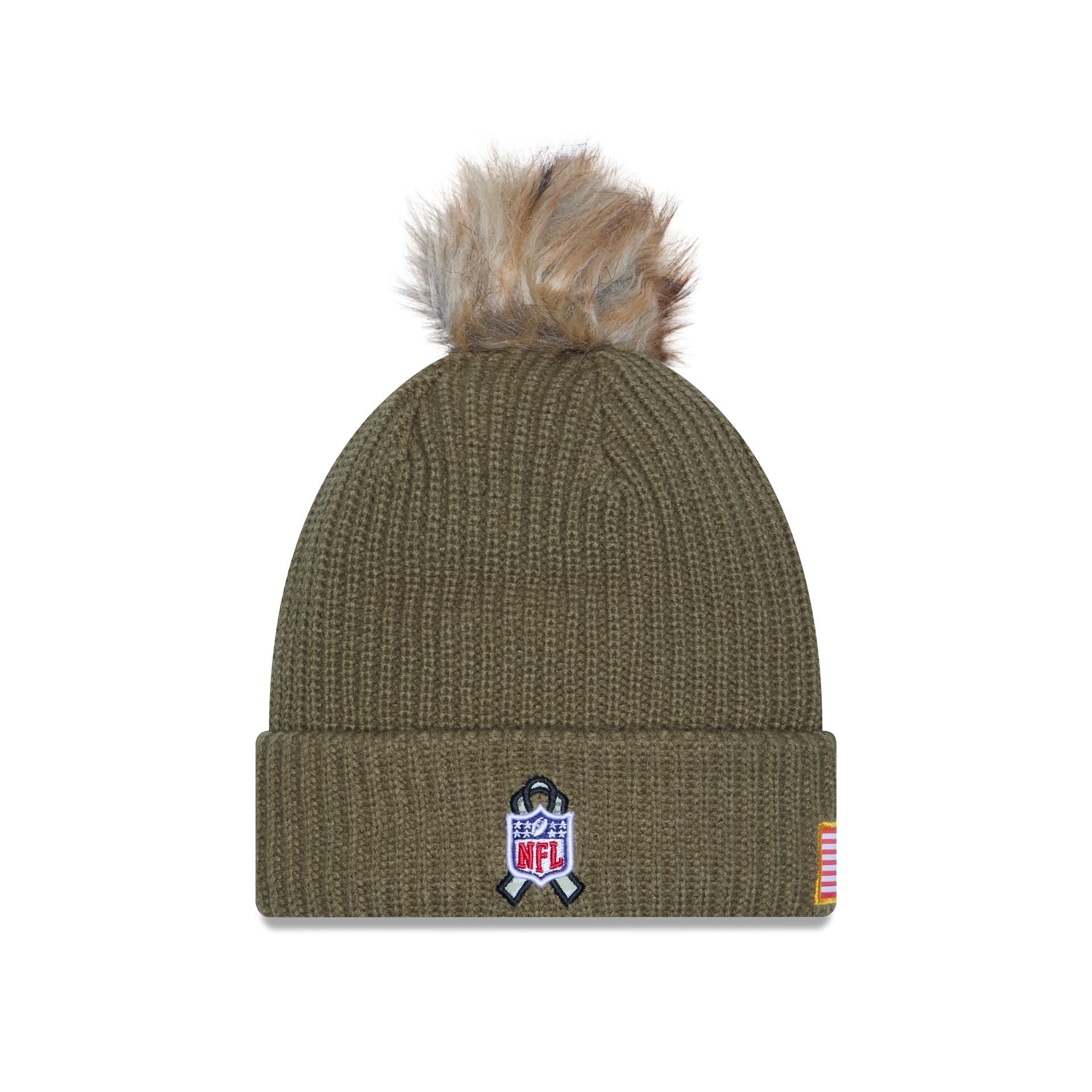 Denver Broncos 2025 Salute to Service Women's Pom Knit Hat