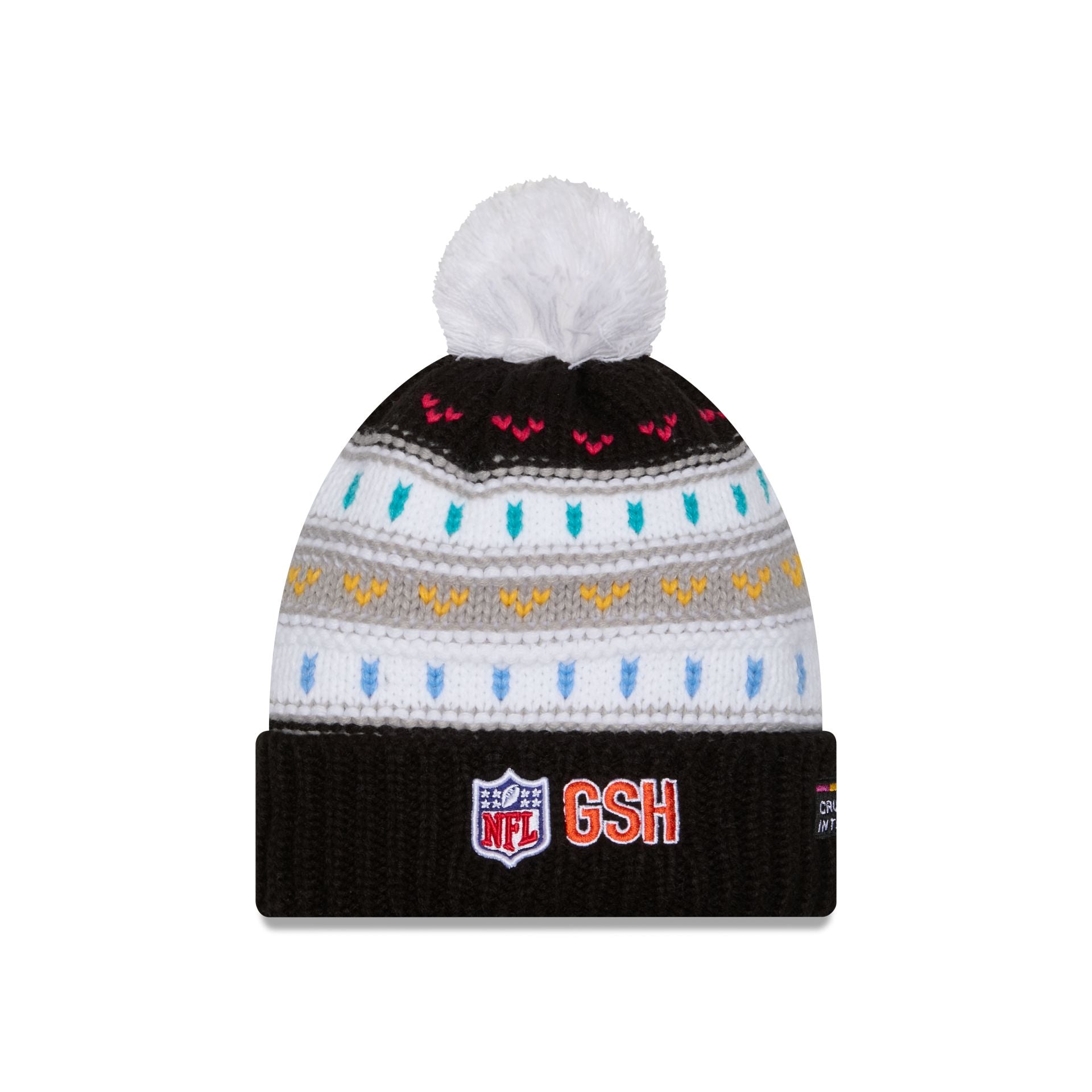 Chicago Bears 2025 Crucial Catch Women's Pom Knit Hat
