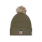 New England Patriots 2025 Salute to Service Women's Pom Knit Hat