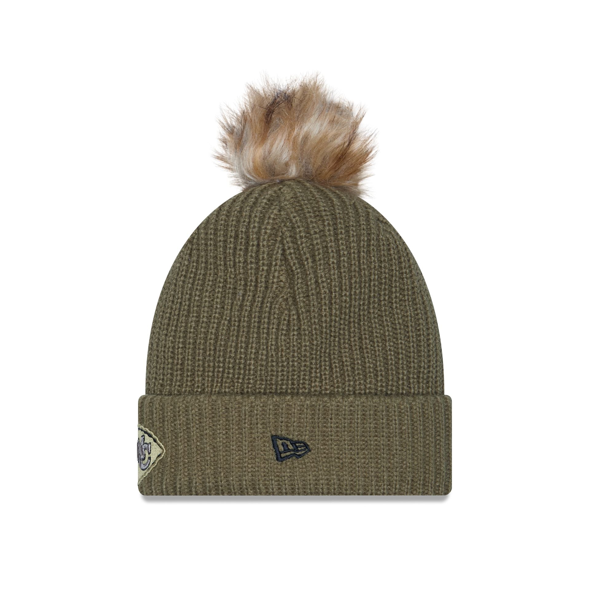 Kansas City Chiefs 2025 Salute to Service Women's Pom Knit Hat
