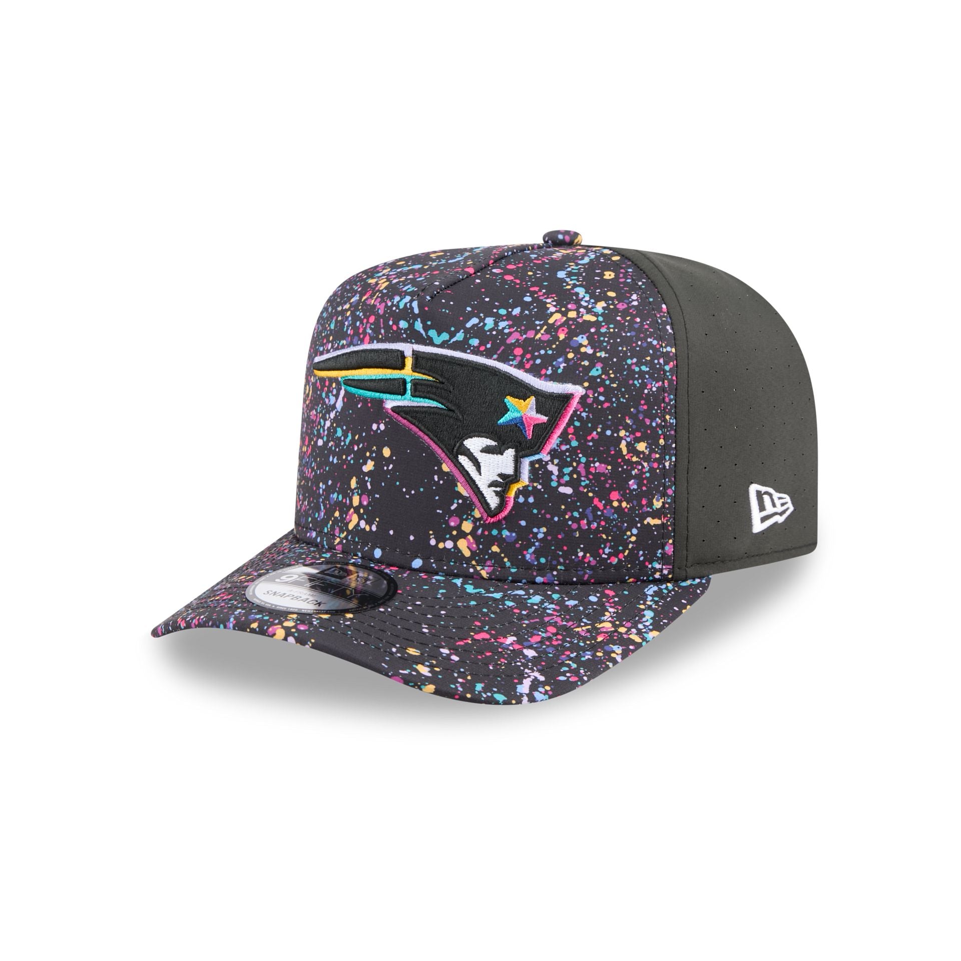 New England Patriots 2025 Crucial Catch 9FIFTY A-Frame Snapback Hat