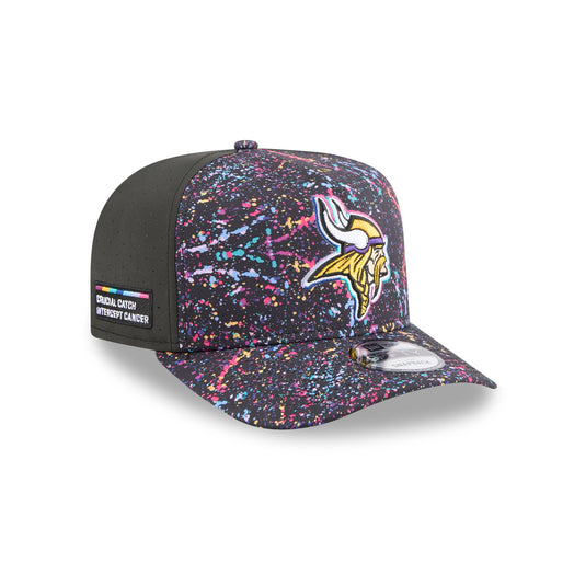 Minnesota Vikings 2025 Crucial Catch 9FIFTY A-Frame Snapback Hat - New Era Cap