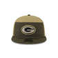 Green Bay Packers 2025 Salute to Service Split Panel 9FIFTY Trucker Hat