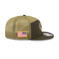 Green Bay Packers 2025 Salute to Service Split Panel 9FIFTY Trucker Hat