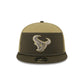 Houston Texans 2025 Salute to Service Split Panel 9FIFTY Trucker Hat