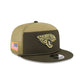 Jacksonville Jaguars 2025 Salute to Service Split Panel 9FIFTY Trucker Hat