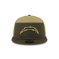 Los Angeles Chargers 2025 Salute to Service Split Panel 9FIFTY Trucker Hat