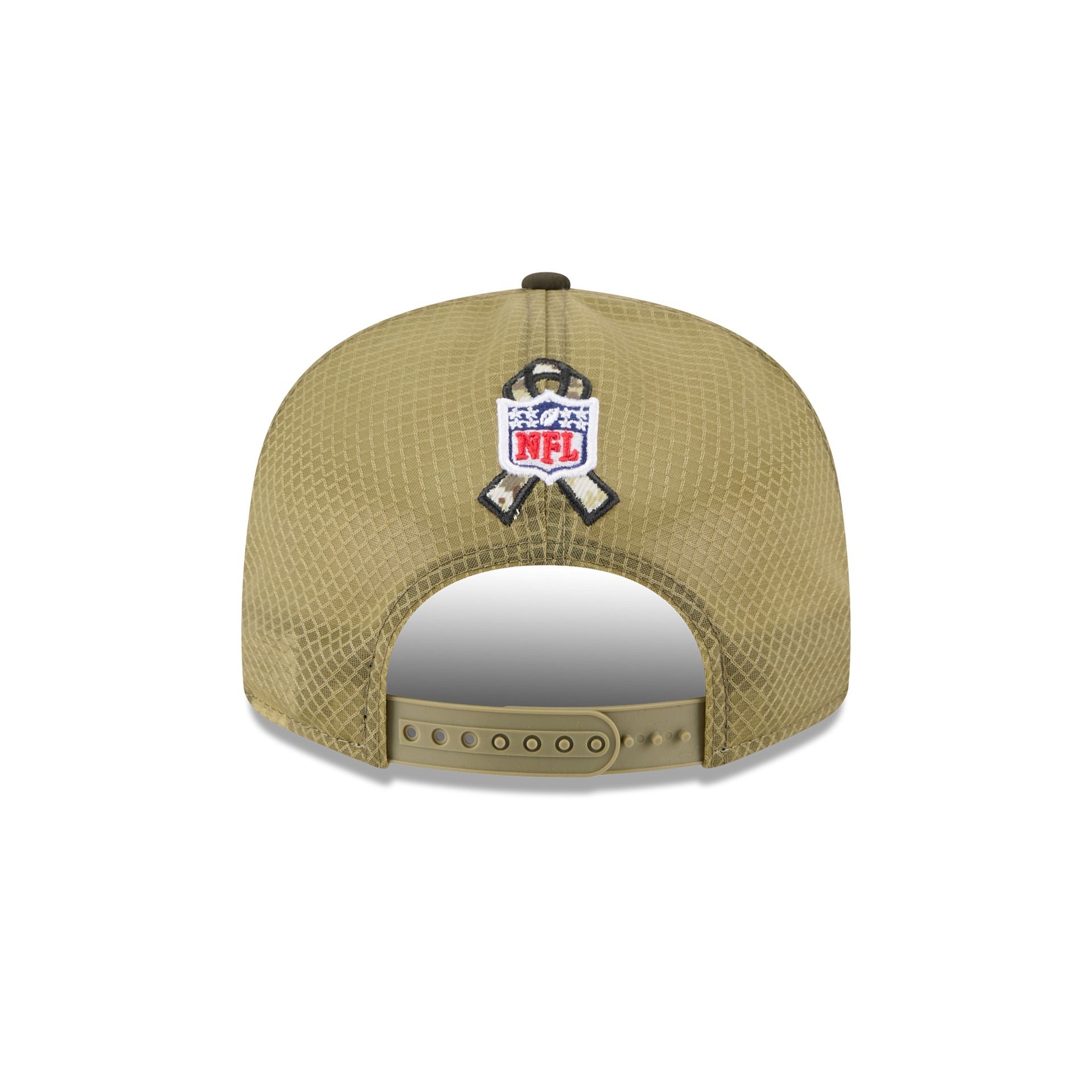 Los Angeles Rams 2025 Salute to Service Split Panel 9FIFTY Trucker Hat