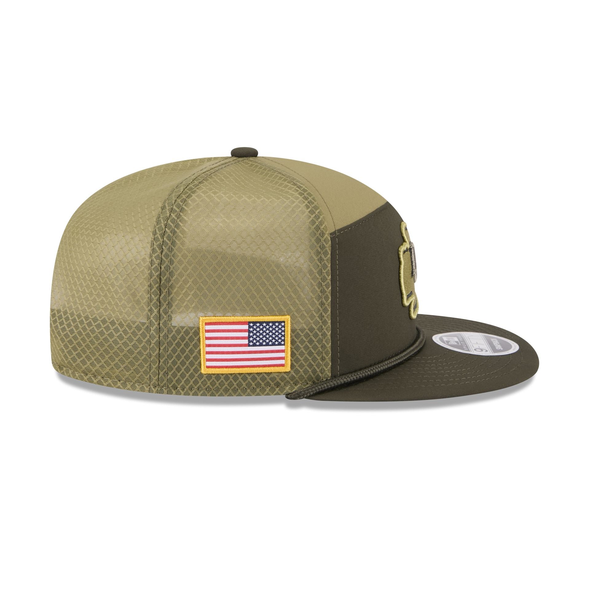 Kansas City Chiefs 2025 Salute to Service Split Panel 9FIFTY Trucker Hat