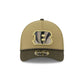 Cincinnati Bengals 2025 Salute to Service 9FORTY M-Crown A-Frame Trucker Hat