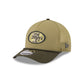 San Francisco 49ers 2025 Salute to Service 9FORTY M-Crown A-Frame Trucker Hat
