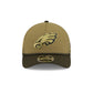 Philadelphia Eagles 2025 Salute to Service 9FORTY M-Crown A-Frame Trucker Hat
