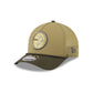 Pittsburgh Steelers 2025 Salute to Service 9FORTY M-Crown A-Frame Trucker Hat