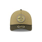 Pittsburgh Steelers 2025 Salute to Service 9FORTY M-Crown A-Frame Trucker Hat