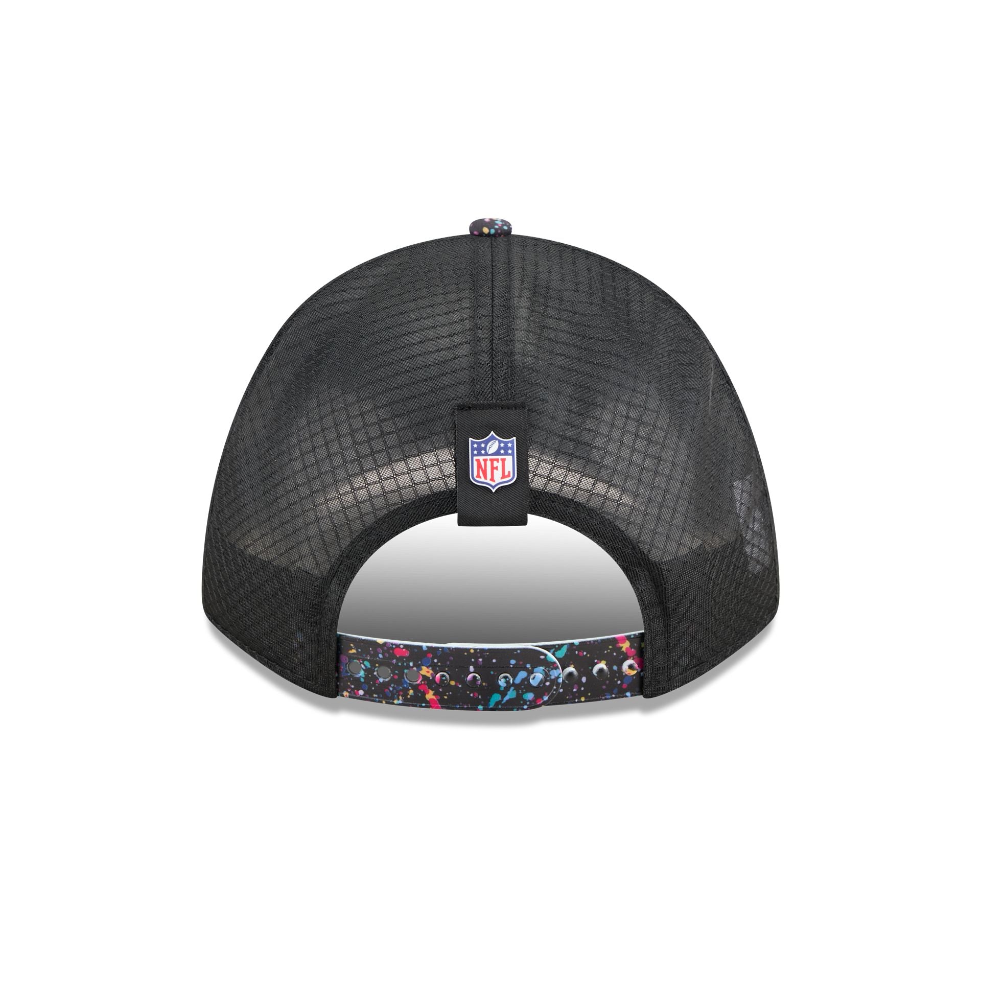 New York Jets 2025 Crucial Catch 9FORTY M-Crown A-Frame Trucker Hat