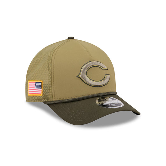 Chicago Bears 2025 Salute to Service 9FORTY M-Crown A-Frame Trucker Hat - New Era Cap