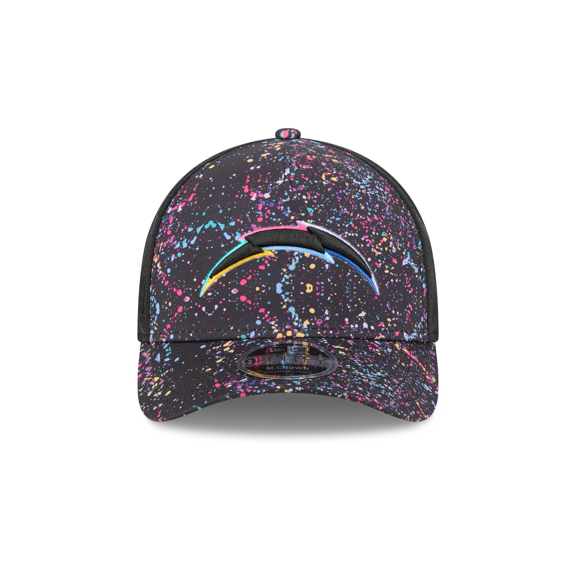 Los Angeles Chargers 2025 Crucial Catch 9FORTY M-Crown A-Frame Trucker Hat