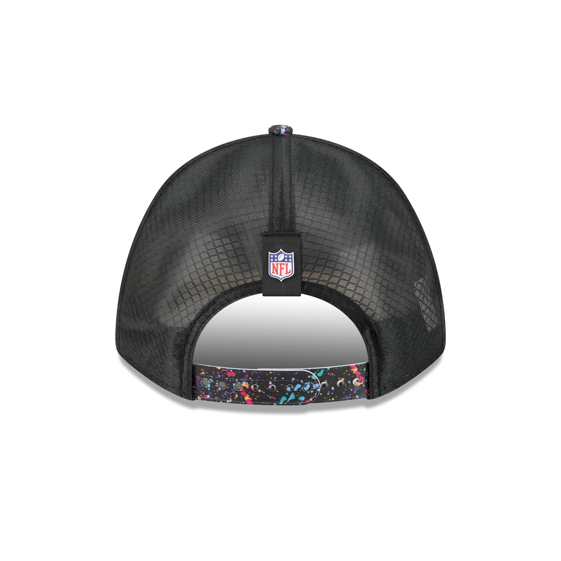 Cincinnati Bengals 2025 Crucial Catch 9FORTY M-Crown A-Frame Trucker Hat