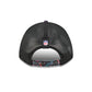 Las Vegas Raiders 2025 Crucial Catch 9FORTY M-Crown A-Frame Trucker Hat
