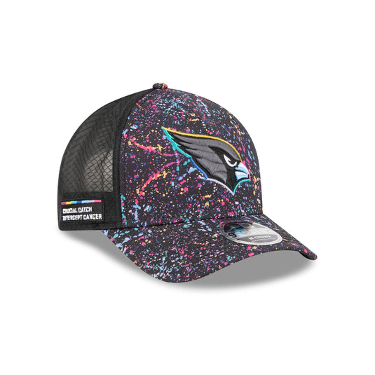 Arizona Cardinals 2025 Crucial Catch 9FORTY M-Crown A-Frame Trucker Hat - New Era Cap