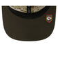 Kansas City Chiefs 2025 Salute to Service 9SEVENTY Trucker Hat
