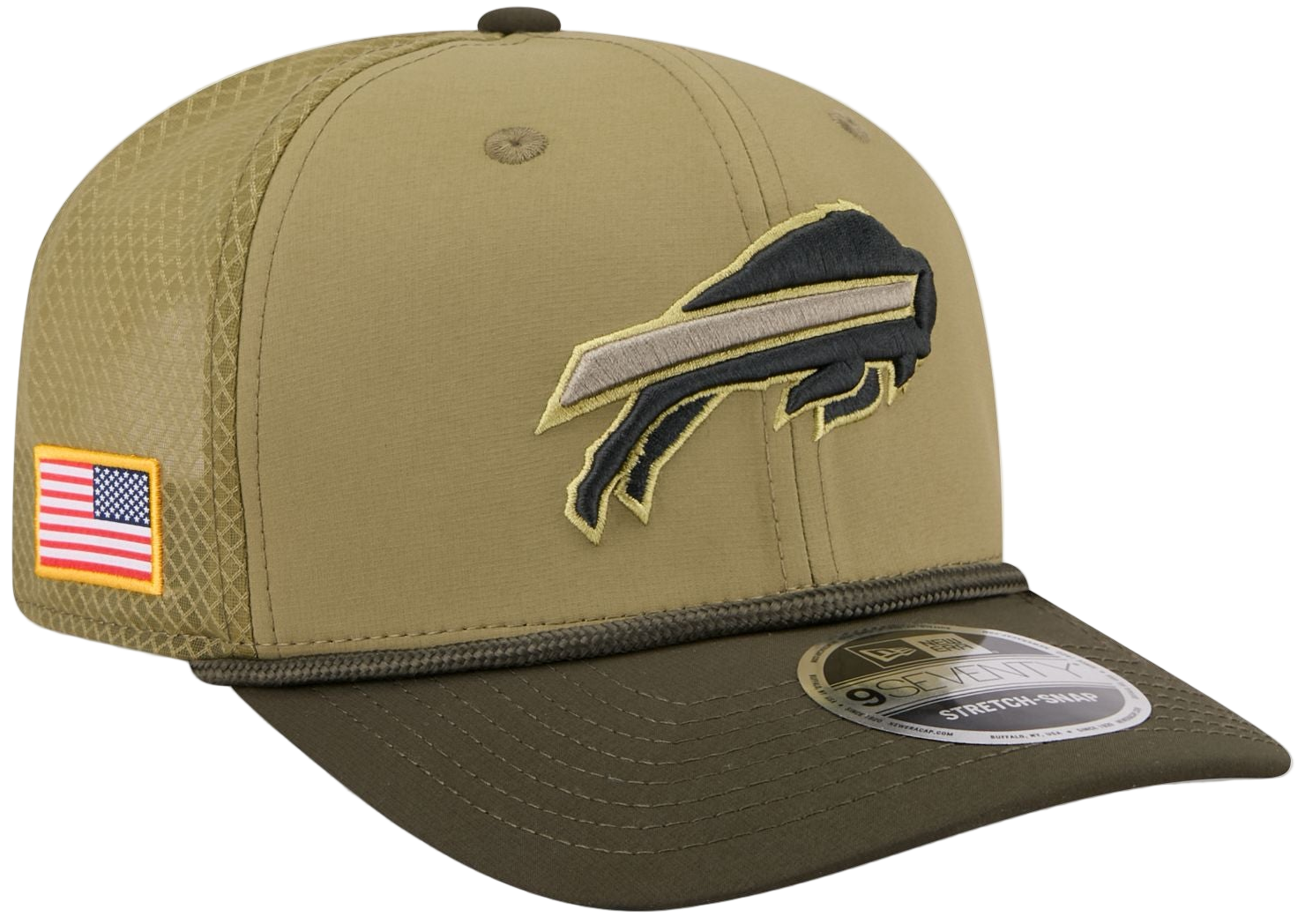 Buffalo Bills 2025 Salute to Service 9SEVENTY Trucker Hat