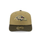 Baltimore Ravens 2025 Salute to Service 9SEVENTY Trucker Hat