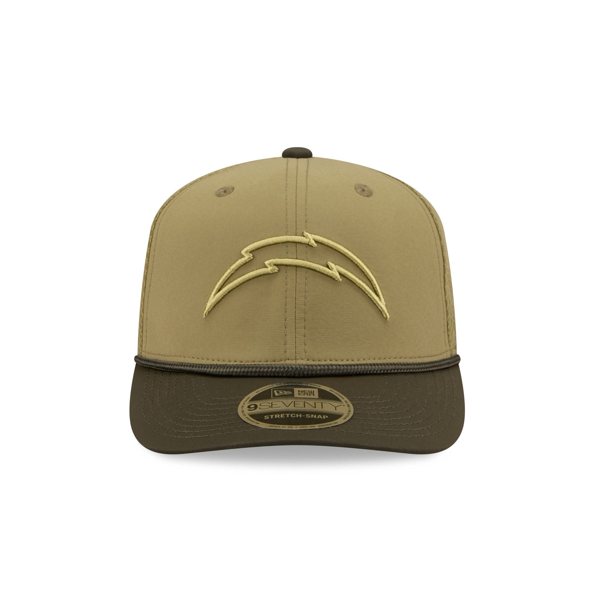 Los Angeles Chargers 2025 Salute to Service 9SEVENTY Trucker Hat
