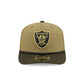 Las Vegas Raiders 2025 Salute to Service 9SEVENTY Trucker Hat