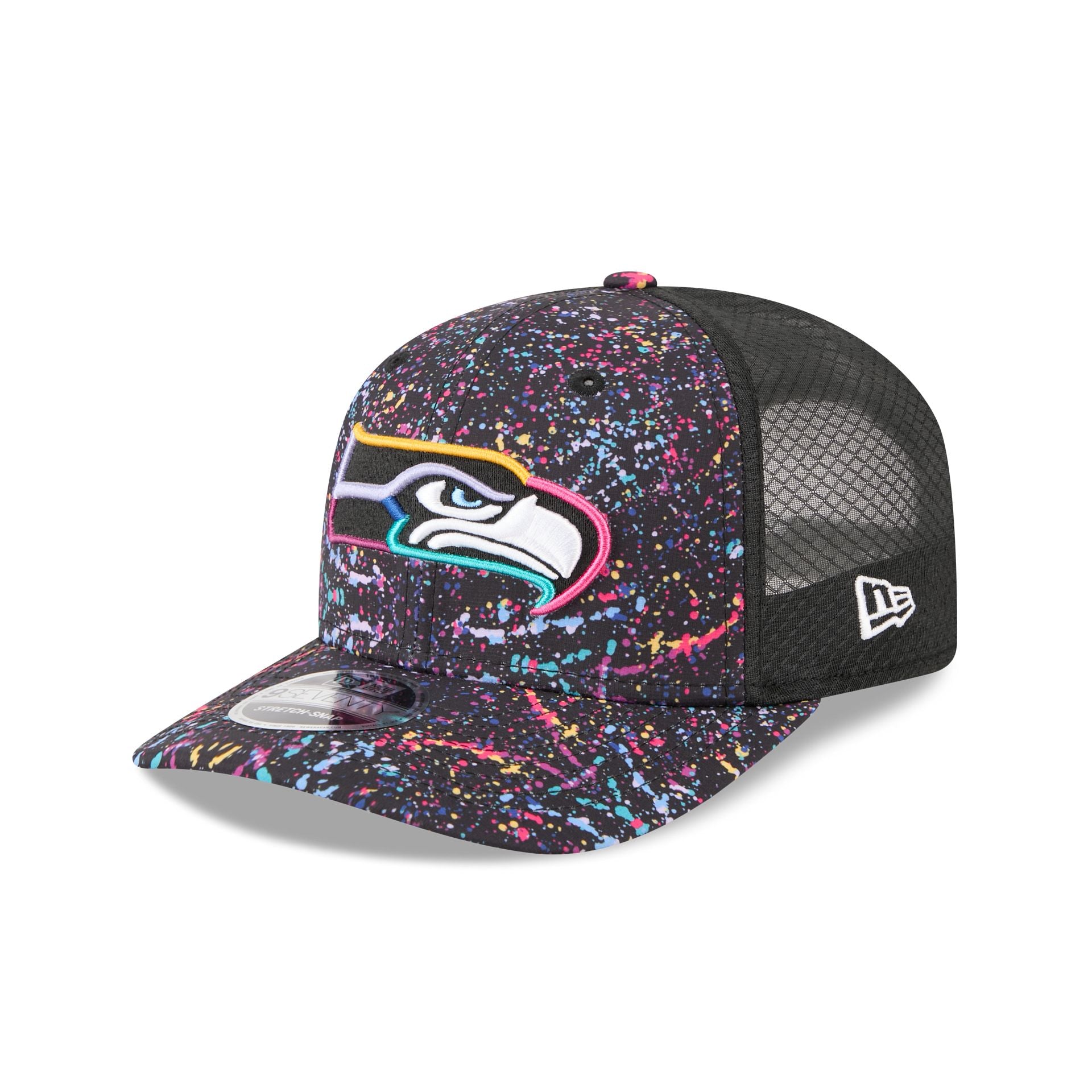 Seattle Seahawks 2025 Crucial Catch 9SEVENTY Trucker Hat