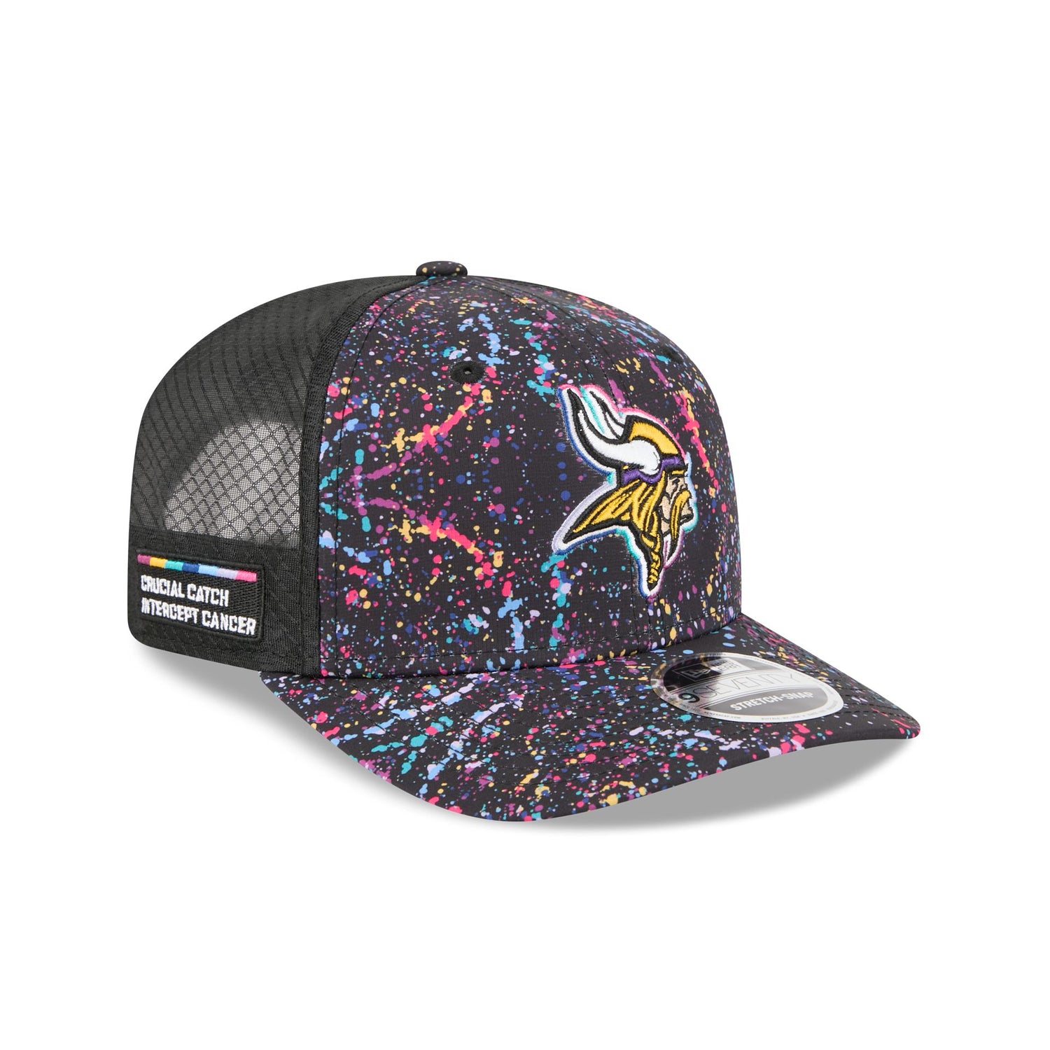 Minnesota Vikings 2025 Crucial Catch 9SEVENTY Trucker Hat
