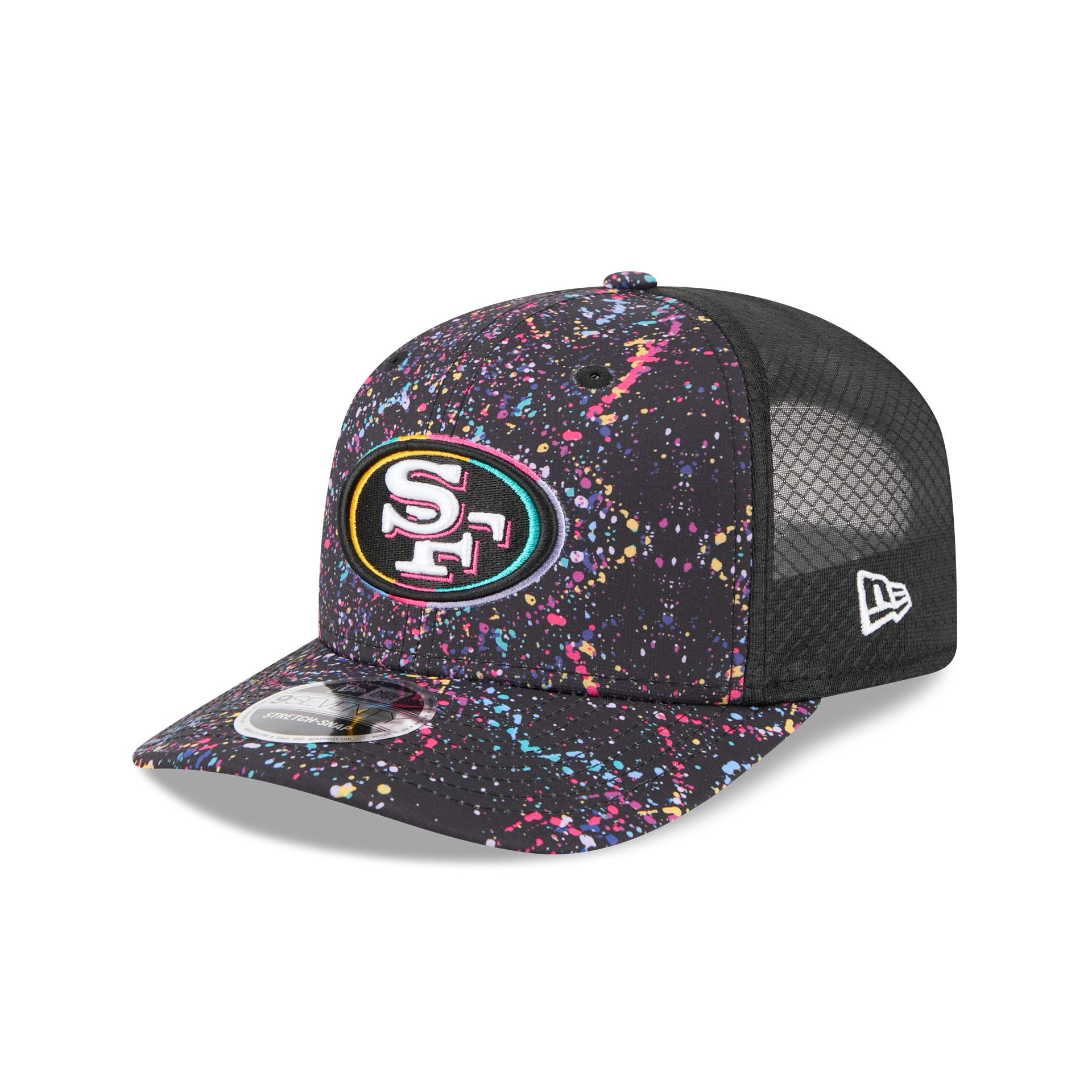 San Francisco 49ers 2025 Crucial Catch 9SEVENTY Trucker Hat
