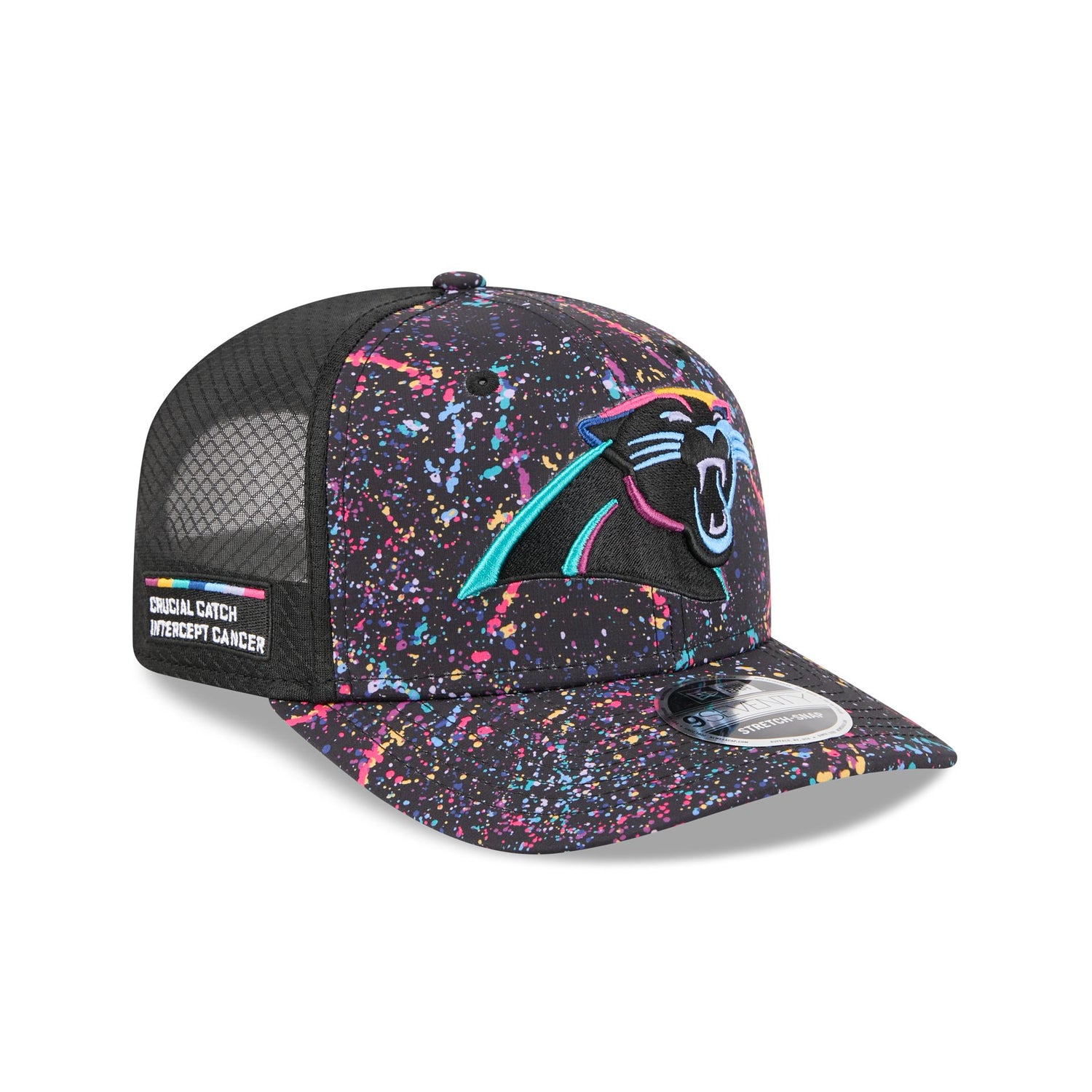 Carolina Panthers 2025 Crucial Catch 9SEVENTY Trucker Hat