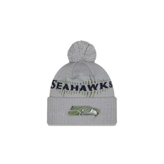 Seattle Seahawks 2025 NFL Rivalries Kids Pom Knit Hat - New Era Cap