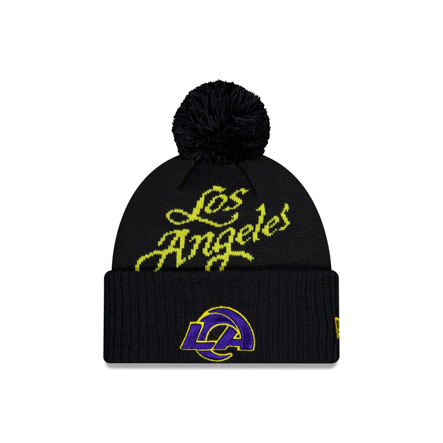 Los Angeles Rams 2025 NFL Rivalries Pom Knit Hat